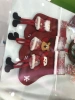 Essential wooden pendants, decorations, Christmas gifts, bows, exquisite craftsmanship, cheerful atmosphere, warm home decoration, Christmas, Christmas details Picture